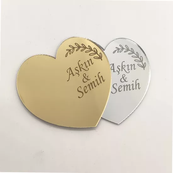 Kalp Ayna Pleksi Magnet